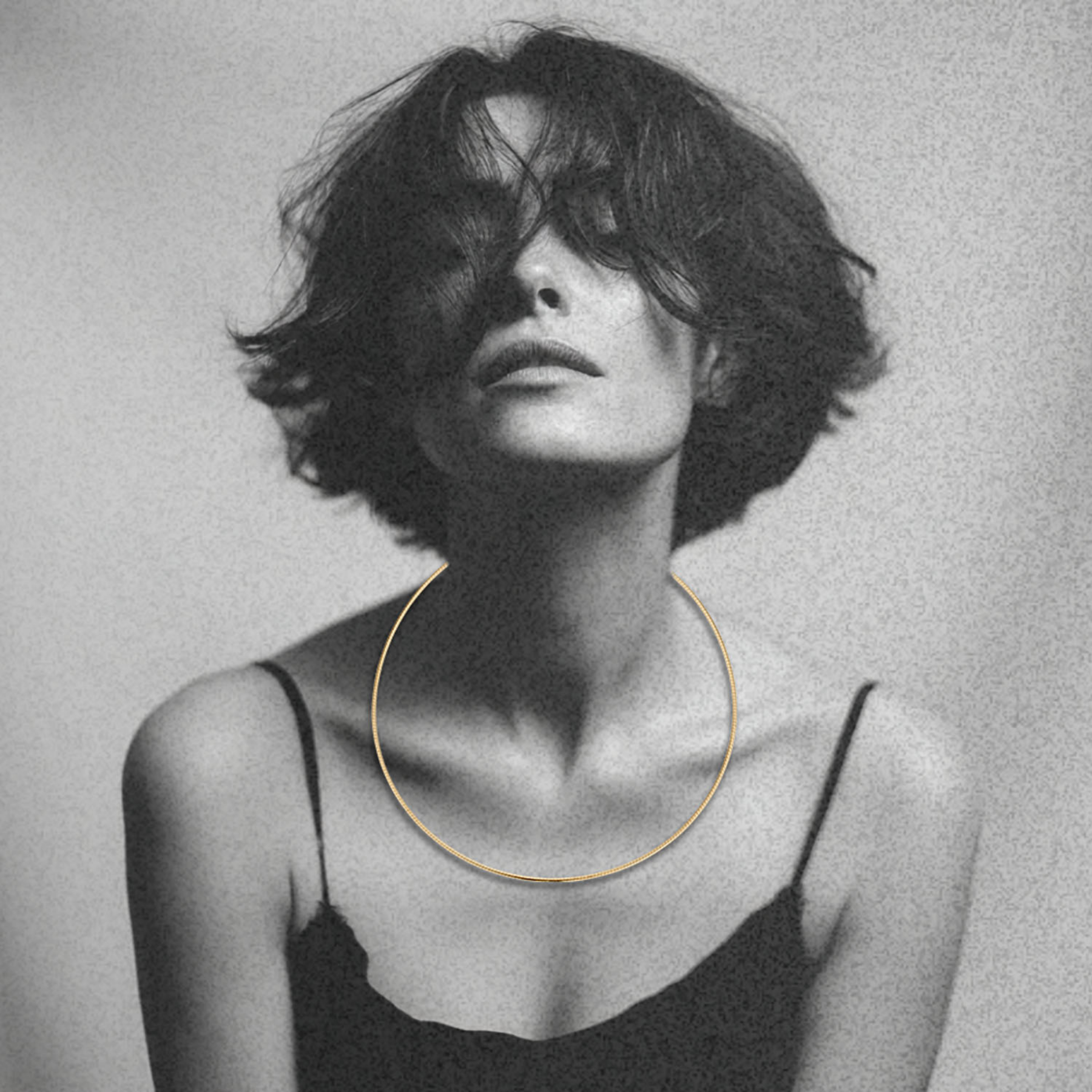 1.5mm 14k omega chain necklace by jessica liu