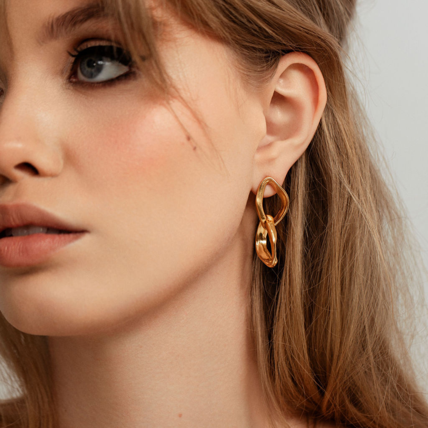 Amelie Paper Chain Earrings
